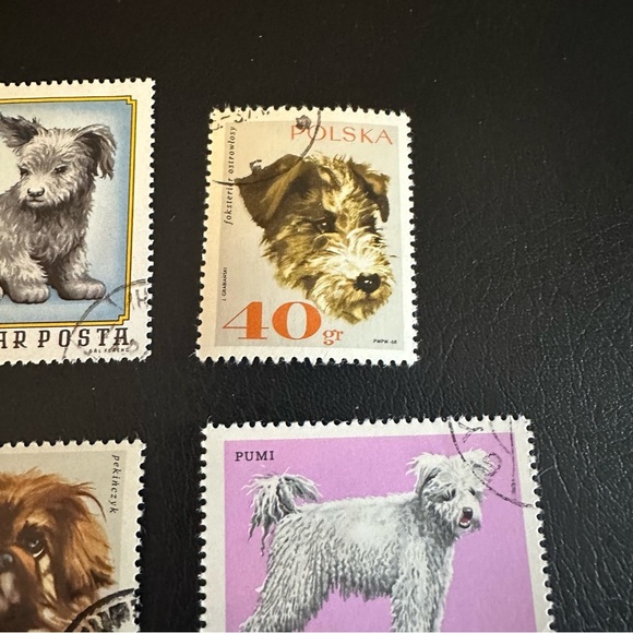 Vintage Puppy & Dog Stamp Collection – Liberia, Poland, Hungary – 1960s–70s - Picture 8 of 8
